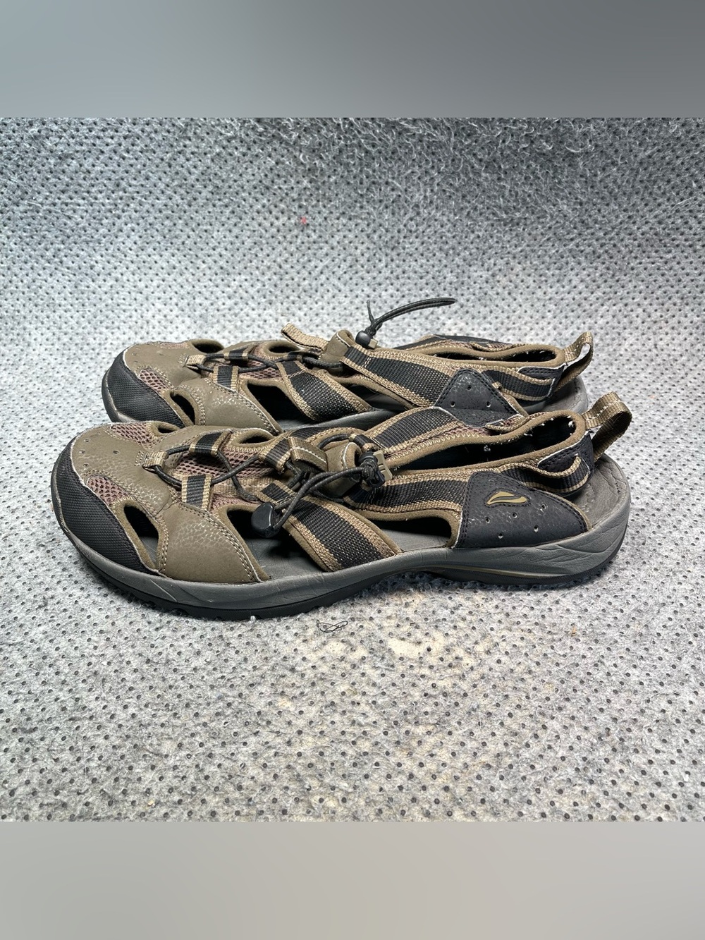Abeo H20 Danville Brown Leather Sandals Size 13 Men’s